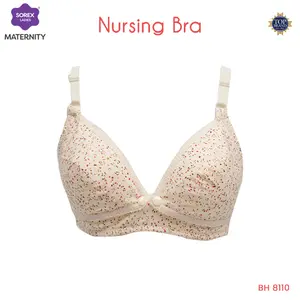 Bh Menyusui Sorex art 8110 Tanpa Busa Tanpa kawat 3 kait kancing depan