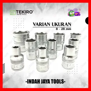 TEKIRO Mata Sok 1/2 Inch Satuan - Kunci Sok Shock Socket Sock