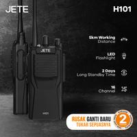 Gambar JETE HT H101 Handy Talky 16 Channel Jarak 5km - Garansi 2th - HT H101 (1pcs) dari JETE Indonesia Mall Jakarta Pusat 5 Tokopedia
