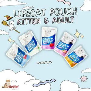 Life Cat Pouch 85gr Adult & Kitten 85 gr Tuna Salmon Chicken Lifecat
