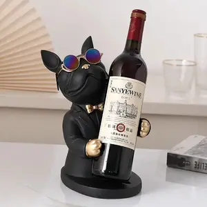 Wine Holder Patung Anjing Bulldog / Dog Figurine Series A22