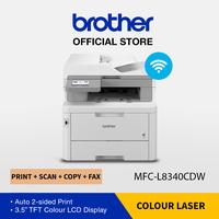 Gambar Brother MFC-L8340CDW Colour Laser Printer With 3.5" touch screen LCD dari Brother Indonesia Shop Kota Administrasi Jakarta Pusat 1 Tokopedia