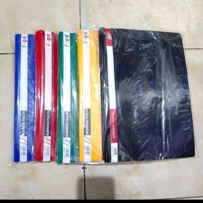 Jual map Bussiness file f4 folio/map plastik snelechter murah 12 pcs ...