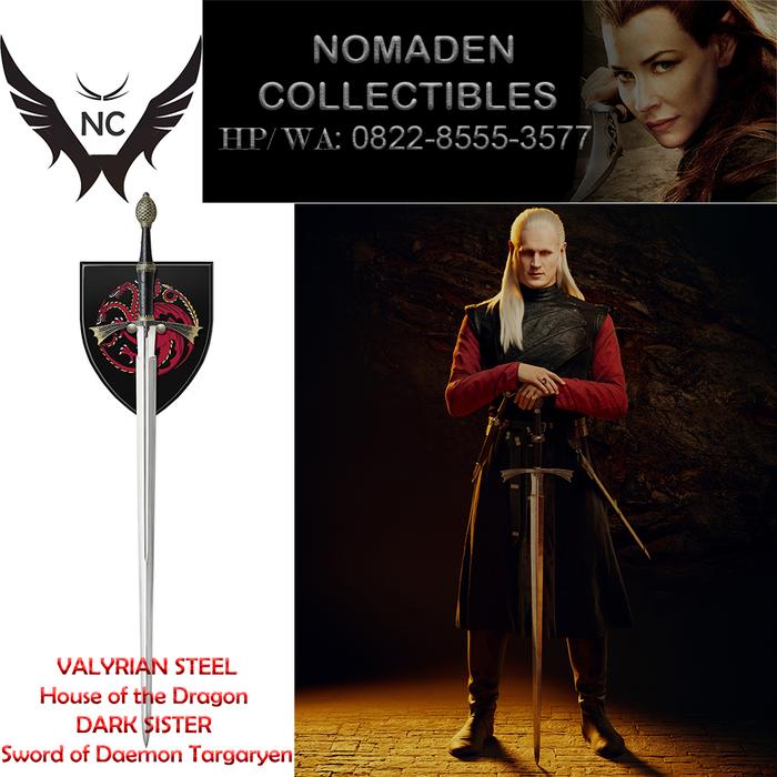 Daemon Valerion Jual VALYRIAN STEEL House of the Dragon Dark Sister Sword Daemon ...
