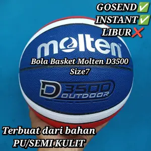 BOLA BASKET NO 7 OUTDOOR  IMPORT PU MOLTEN D3500
