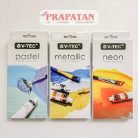 Gambar Cat Akrilik Set V-TEC Neon Metallic Pastel 12x6ml | V-TEC Acrylic Set - NEON NA-612 dari Toko Prapatan_NEW Kota Administrasi Jakarta Timur 1 Tokopedia