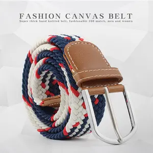 Sabuk Golf Dewasa Stretchy Fancy Pattern Belt Ikat Pinggang