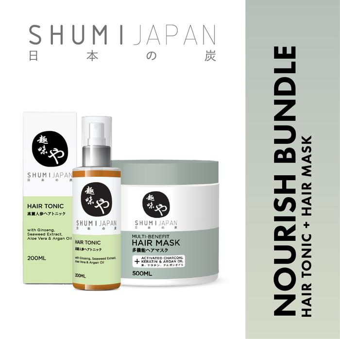 Gambar [BPOM] PAKET BERNUTRISI!SHUMI Japan Hair Tonic 200ml + Hair Mask 500ml dari SHUMIJapan Store Kota Administrasi Jakarta Utara Tokopedia