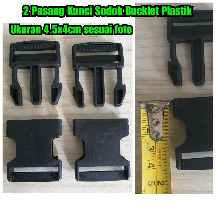 Gambar 2 pasang kunci tas penyambung tali tas gesper tas kunci sodok lock bag dari Putra Store Semarang Kota Semarang Tokopedia
