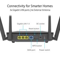 Gambar ASUS RT-AX52 Dual Band WiFi 6 AX1800 Extendable Router with AiMesh dari JnJ Online Kota Administrasi Jakarta Pusat 5 Tokopedia