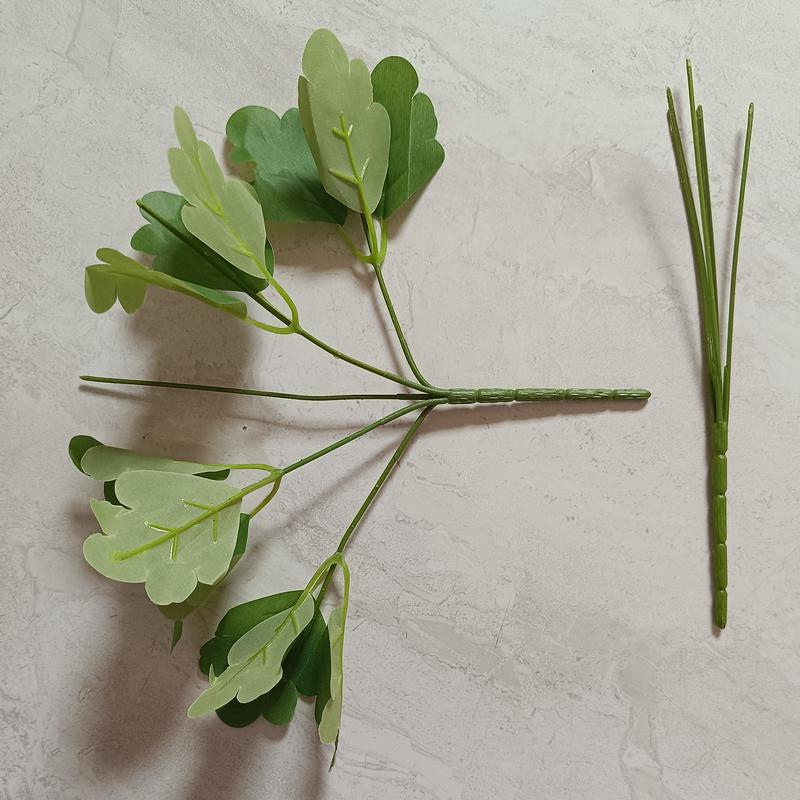 Tangkai Bunga Batang Bunga Cabang Bunga Artificial Kawat Daun Bunga ...