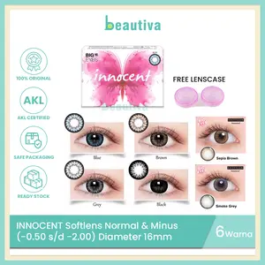 INNOCENT Softlens Normal & Minus (-0.50 s/d -2.00) Dia.16mm