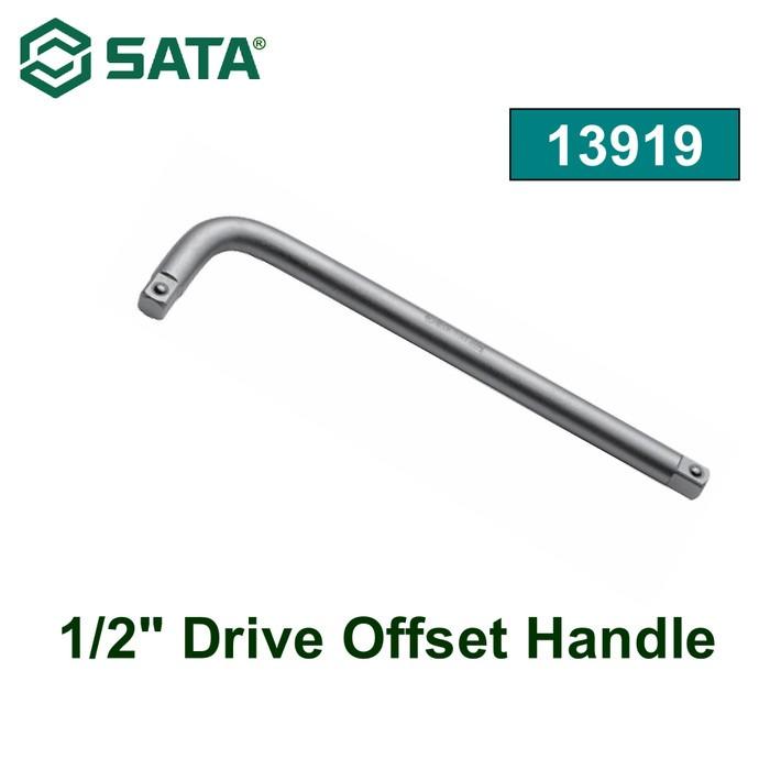 Gambar GAGANG SOK 13919 1/2" DR. OFFSET HANDLE 260MM SATA dari Jaxson Hardware Shop Kota Batam Tokopedia