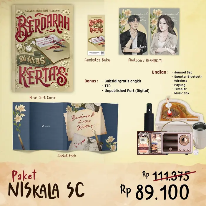 Gambar Buku Novel Berdarah Di Atas Kertas - Sajak Monokrom (Kaesya) - Skuad - dari Bumi Fiksi Makassar Kota Makassar 3 Tokopedia