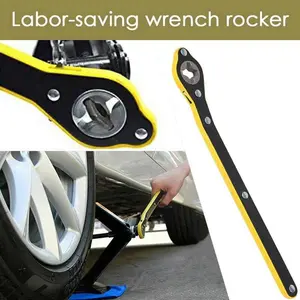 Kunci Ratchet Wrench Alat Bantu Gagang Dongkrak Mobil PutaranUniversal
