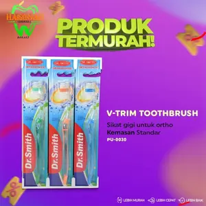 V-Trim Tooth Brus Sikat Gigi Behel - Sikat Ortho Regular (Dr. Smith)