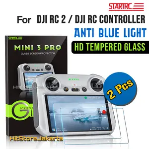 STARTRC Anti Gores Remote DJI RC DJI RC 2 Anti Blue Light HD Tempered Glass Mini 3 Pro