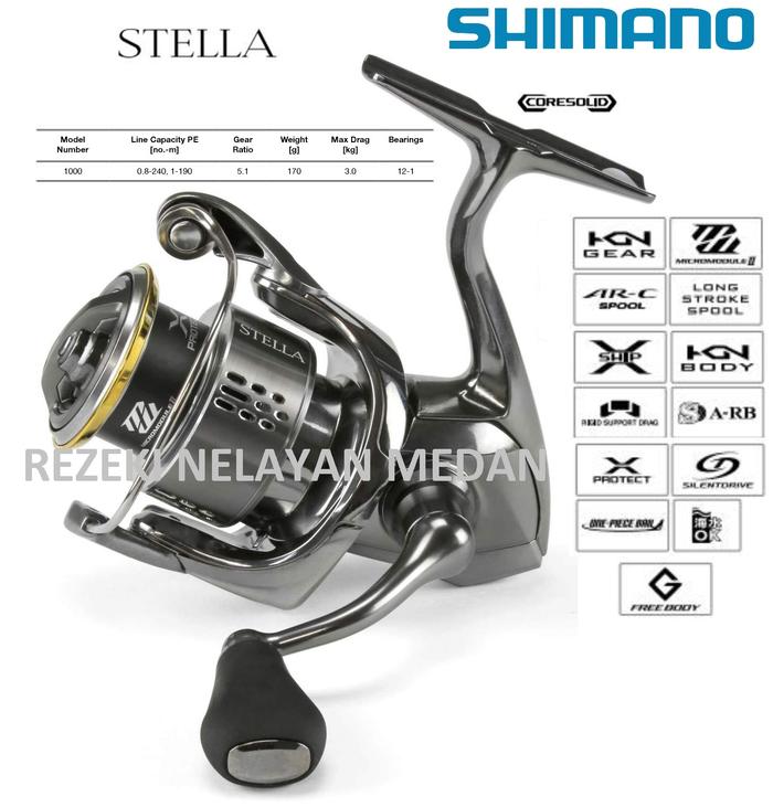 Jual Reel SHIMANO Stella 2018 1000FJ | Garansi Resmi SHIMANO INDONESIA - Kota Medan - Rezeki Nelayan Medan | Tokopedia Jual Reel SHIMANO Stella 2018 1000FJ | Garansi Resmi SHIMANO INDONESIA - Kota Medan - Rezeki Nelayan Medan | Tokopedia