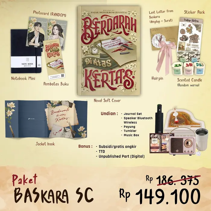 Gambar Buku Novel Berdarah Di Atas Kertas - Sajak Monokrom (Kaesya) - Skuad - dari Bumi Fiksi Makassar Kota Makassar 2 Tokopedia