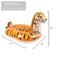 Gambar Ban Renang Anak Karakter AMF-AW-40000 TIGER SEAT 200X100X100CM dari Herokids Kab. Bogor 3 Tokopedia