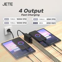 Gambar JETE E7 Charger Hp 100Watt Fast Charger JETE E7 4 Port Power Delivery dari JETE Indonesia Mall Kota Makassar 4 Tokopedia