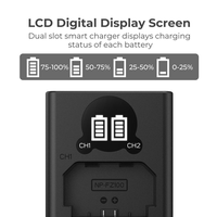 Gambar KNF Concept LCD Dual Smart Charger Sony NP-FZ100 with Type-C Fast Charging USB dari MACRO.id Kota Administrasi Jakarta Barat 4 Tokopedia