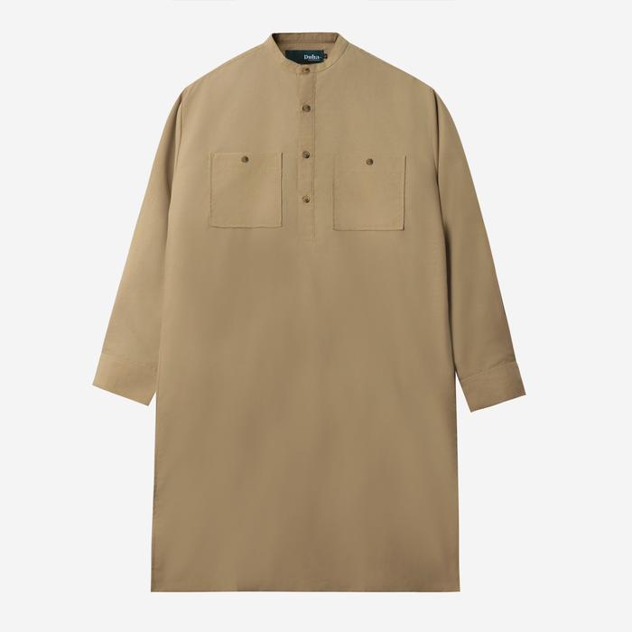 Gambar Gamis Duha Muslimwear - Razq Long Gamis - Khaki dari Duha Muslim Wear Kota Tangerang Tokopedia