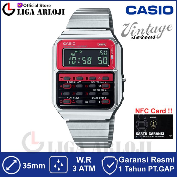 Gambar CASIO CA-500WE-4BDF Jam Tangan Calculator / Kalkulator CA500 CA500WE CA-500WE-4B dari Liga.Arloji Kota Administrasi Jakarta Pusat Tokopedia