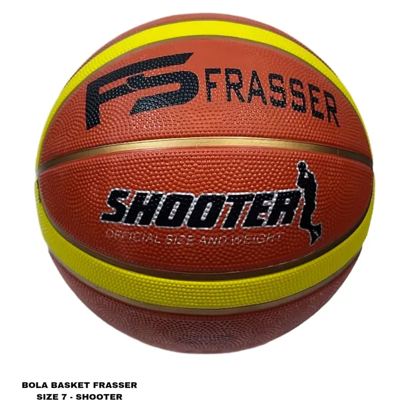 Frasser Bola Basket Rubber Original Size 3 5 6 7 Termurah BBS 18 0