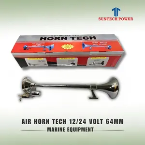 Air Horn Tech 12/24 Volt Complete Set ST 190 Terompet / Klakson Eletrically