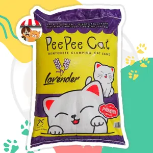 Pasir Kucing Gumpal Wangi Pee Pee Cat Liter 25ltr Setara Pasir Junior