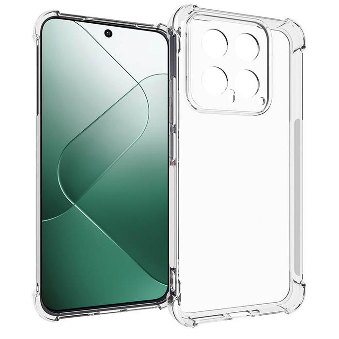 Gambar Shock Absorption TPU Case Xiaomi 14 - for Xiaomi 14 5G - Clear Transparent Anti Crack Soft Cover Premium Casing Shock Proof dari Logay Acc Kota Bandung Tokopedia