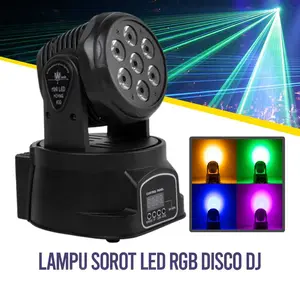 SHEHDS Lampu LED Disco DJ Dance Club Moving Head light 10W - SHE-0718