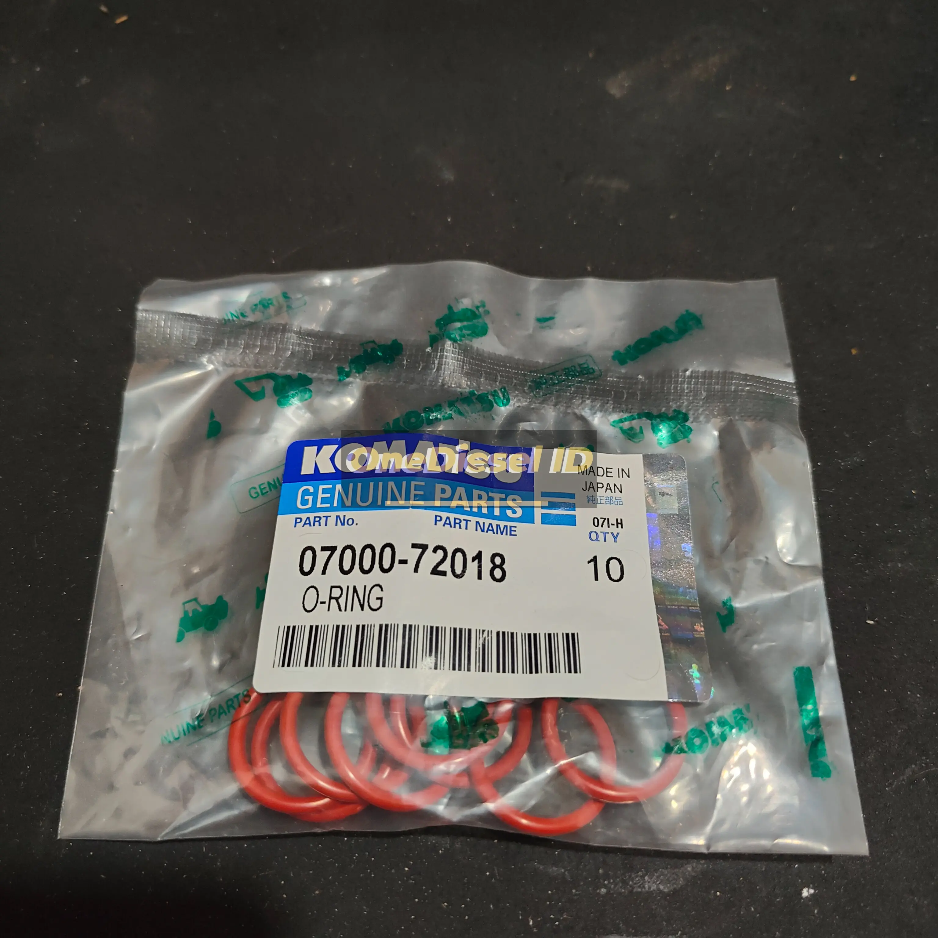 07000-72018 / 07000-62018 ORING GENUINE