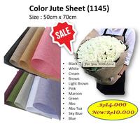 Gambar Color Jute Sheet 1145 Kertas Bunga Premium Wrapping Bouquet Sistsini dari sistsini kebutuhan bunga Jakarta Barat 1 Tokopedia