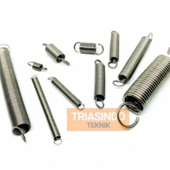 Gambar Per Tarik kawat 0,8 mm od 8 mm panjang 120 - 200 mm baja dari Triasindo Teknik Kota Administrasi Jakarta Pusat Tokopedia