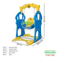 Gambar SPEEDS Mainan Ayunan Anak Swing Playround Bermain Kuda Kudaan M1308 - M1307 BIRU dari Speedshome Kab. Tangerang 2 Tokopedia