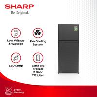 Gambar SHARP KULKAS 2 PINTU SHARP SJ-195MN-HS 172 LITER SJ195MNHS dari Semeru Elektronik Solo Kota Surakarta 1 Tokopedia