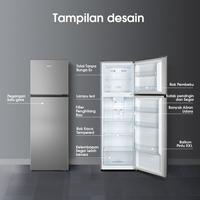 Gambar Kulkas 2 Pintu Hisense RT318N4IGN Grey 267 L Kulkas Hisense RT318 dari Ashley Olshop Official Store Kota Administrasi Jakarta Utara 4 Tokopedia