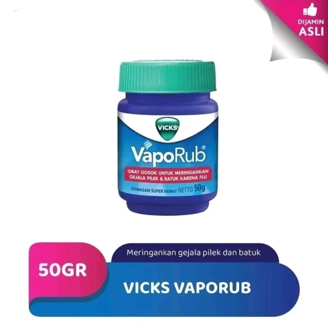 VICKS VAPORUB 50G, BALSEM VICKS 50 GRAM