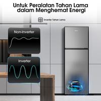 Gambar Kulkas 2 Pintu Hisense RT318N4IGN Grey 267 L Kulkas Hisense RT318 dari Ashley Olshop Official Store Kota Administrasi Jakarta Utara 5 Tokopedia
