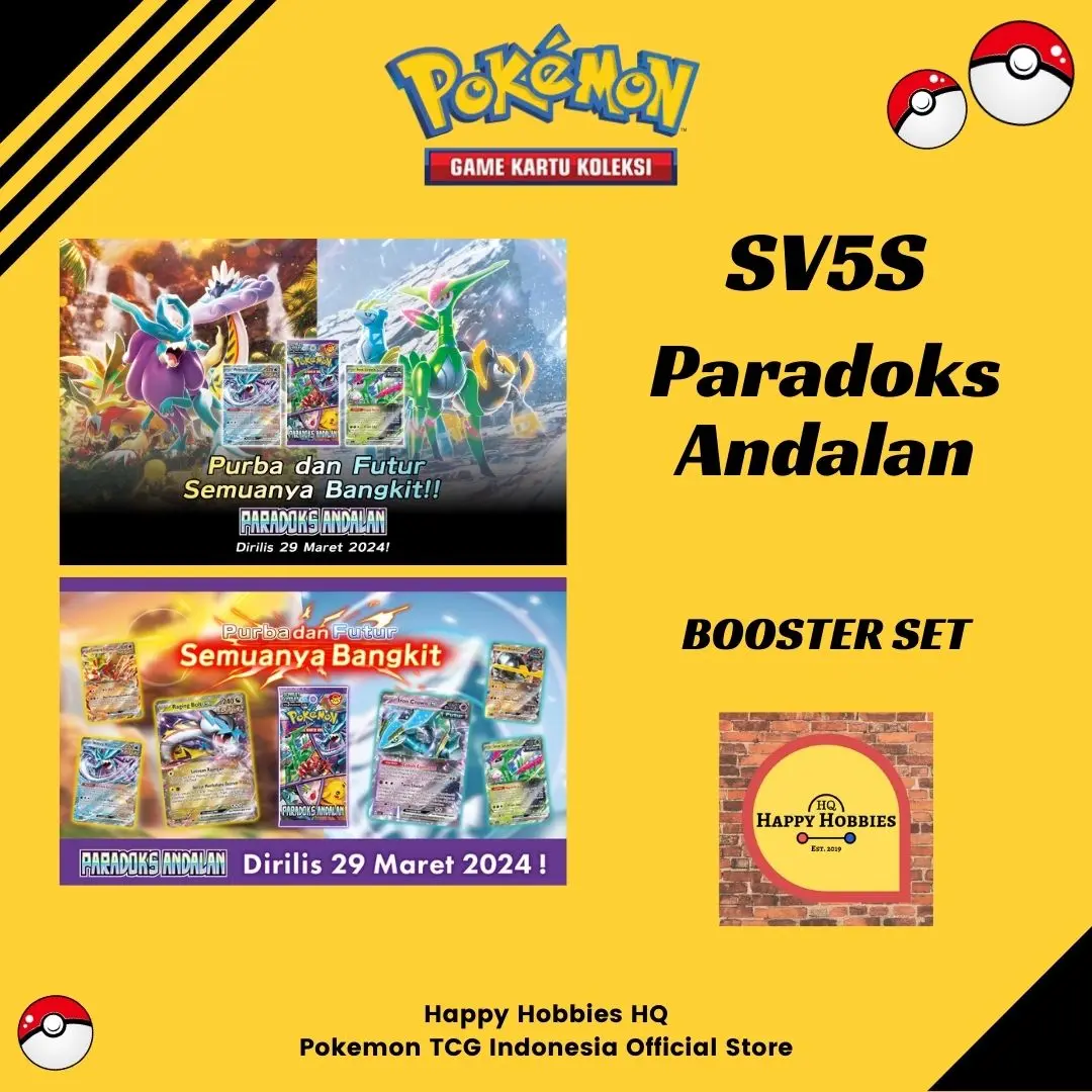 Booster SV5S Paradoks Andalan Pokemon TCG Indonesia