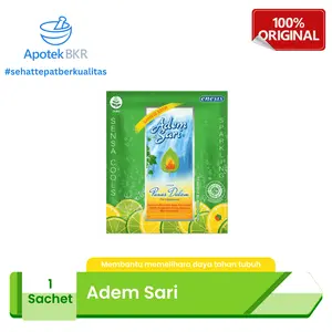 Adem Sari Larutan Penyejuk Sachet 7 Gr Air Gula