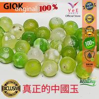 Gambar Butiran Beads Batu Giok Jade Jadeite Asli 6mm Green Phrenite - VeE dari Vee Jewelry Store Kota Bekasi 3 Tokopedia