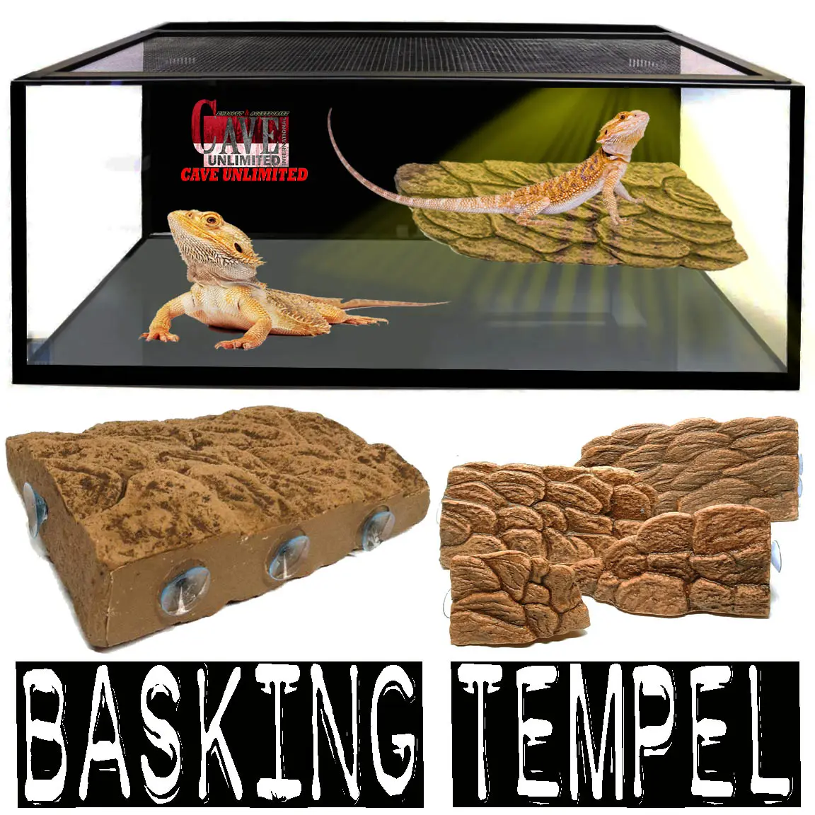 BASKING TANGKRINGAN KADAL BD IGUANA TEMPAT BERJEMUR REPTILE LIZARD