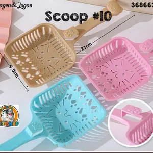 Serokan Pasir Kucing Cat Scoop Litter Sekop Serok Pup Kucing Pus Motif