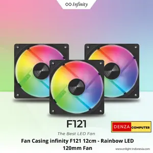 Fan Casing infinity F121 12cm- Rainbow LED 120mm  Fan RGB