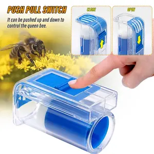Blue Botol Penangkap Ratu Lebah Bee Queen Marking Mark Bottle Catcher Plastic One Handed Beekeeper Tool Queen Bee Catcher | 2.034.0624 | DW-05335