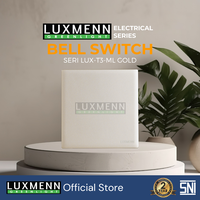 Gambar Luxmenn Saklar Bell Gold, Seri LUX-T3-ML dari Luxmenn Lighting LED Kota Administrasi Jakarta Utara 1 Tokopedia