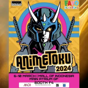 FAVO PlayToys AnimeToku Toys Fair 6-10 Maret 2024 Booth F4